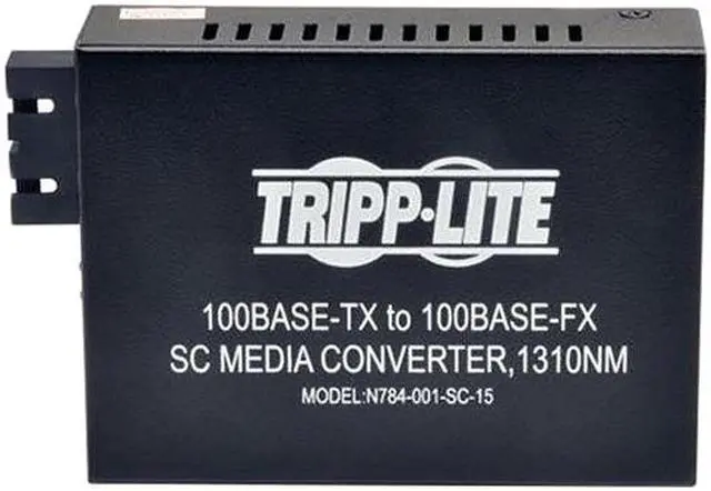 Alt view image 2 of 3 - Tripp Lite 10/100 SC Singlemode Media Converter, 15km, 1310nm
