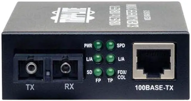 Alt view image 3 of 3 - Tripp Lite 10/100 SC Singlemode Media Converter, 15km, 1310nm