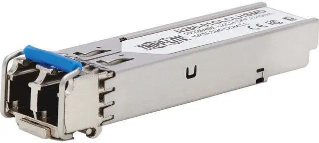Main image of Tripp Lite N286-01GLCLHSMD Cisco-Compatible GLC-LH-SMD SFP Transceiver - 10/100/1000Base-LX/LH, DDM, Singlemode LC, 1310 nm 1 Gbps LC