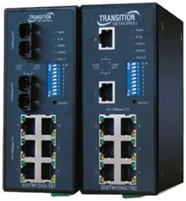 Main image of Transition Networks Fast Ethernet Industrial Converter Switch