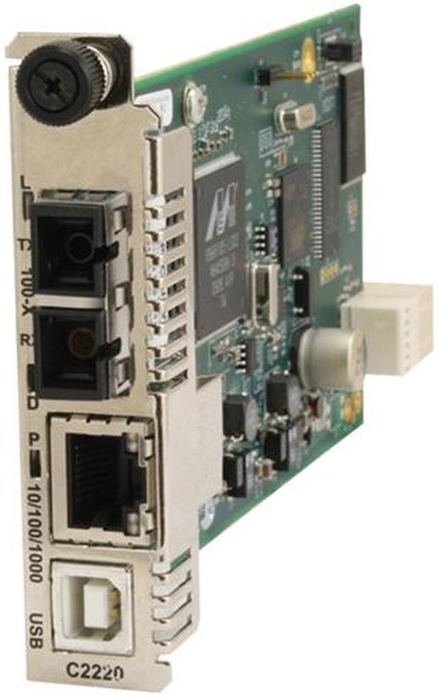 Transition Networks C3210-1014 Gigabit Ethernet Media Converter - 1 x-