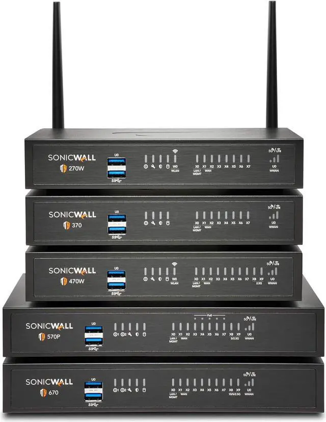 Alt view image 7 of 7 - SonicWall TZ370 Firewall (Gen 7) w/ Secure Upgrade Plus (3-Year Advanced Protection Security Suite) | 02-SSC-6821