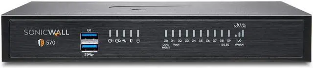 Main image of SonicWall TZ570 Network Security Appliance and 1YR TotalSecure Essential Edition (02-SSC-5649)