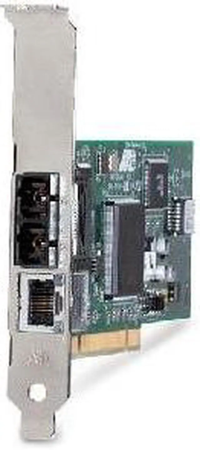 Alt view image 2 of 2 - Allied Telesis AT-2701FTX/SC-901 Fiber Interface Card 10/100Mbps PCI 1 x RJ-45 10/100Base-TX  1 x SC 100Base-FX