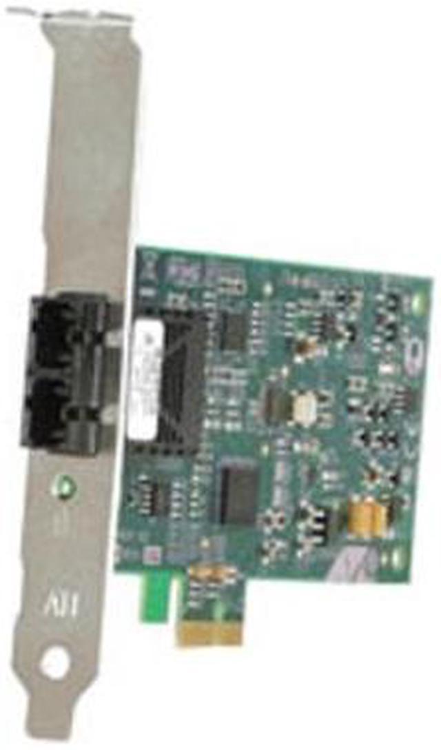 Allied Telesis AT-2711FX/SC-901 Fiber 100Base-FX Network Adapter 10/100Mbps  PCI Express x1 1 x SC 100Base-FX