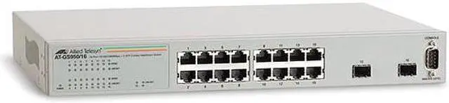 Alt view image 2 of 2 - Allied Telesis  AT-GS950/16-10  10/100/1000Mbps + 1000Mbps  Ethernet Switch 16 x RJ45 + 2 x SFP