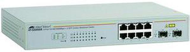 Allied Telesis AT-GS950/8-10 10/100/1000Mbps + 1000Mbps Ethernet