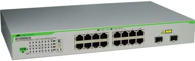Main image of Allied Telesis 16 Port Gigabit WebSmart Switch