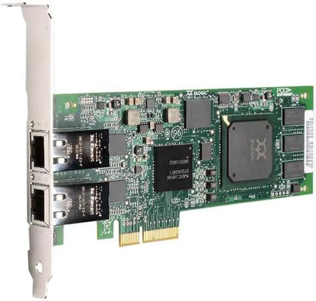 Main image of QLogic QLE4062C-CK iSCSI Host Bus Adapter 8Gbps PCI Express x4 2.50 GHz 2 x RJ-45 iSCSI