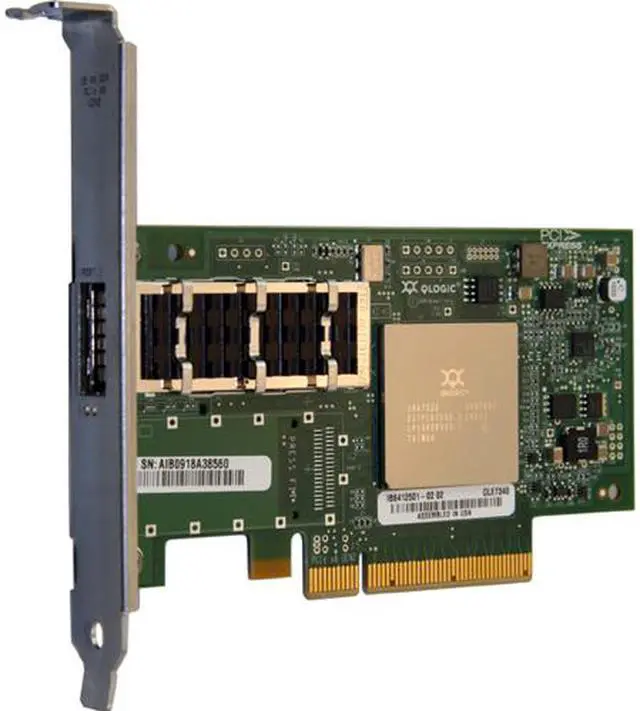 Alt view image 2 of 2 - QLogic QLE7340-CK Infiniband Host Bus Adapter 40Gbps PCI Express Gen2 x8 1 x Infiniband