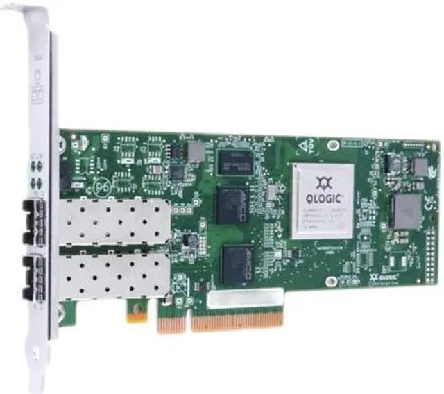 Main image of QLogic QLE8242-SR-CK Fiber Optic Card 10Gbps PCI Express x8 2 x SFP