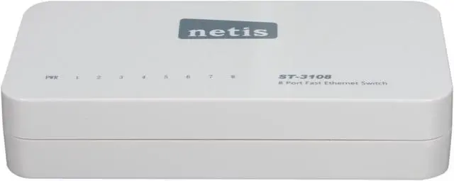 Alt view image 2 of 6 - NETIS ST-3108 8-Port Fast Ethernet Switch