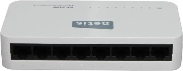 Alt view image 4 of 6 - NETIS ST-3108 8-Port Fast Ethernet Switch