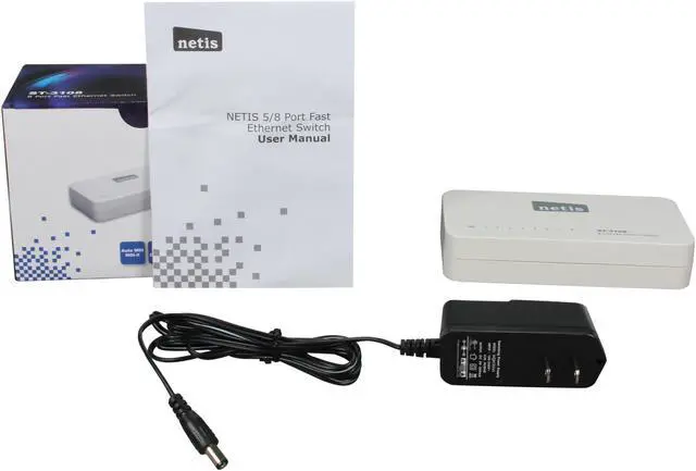 Alt view image 6 of 6 - NETIS ST-3108 8-Port Fast Ethernet Switch