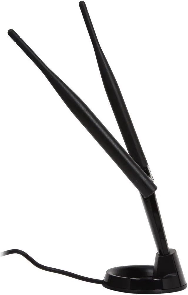 Alt view image 3 of 6 - NETIS WF2151 N600 Wireless High Gain USB Adapter with Dual 5dBi Antennas and USB Cradle Extension Compatible with Windows MAC Linux OS
