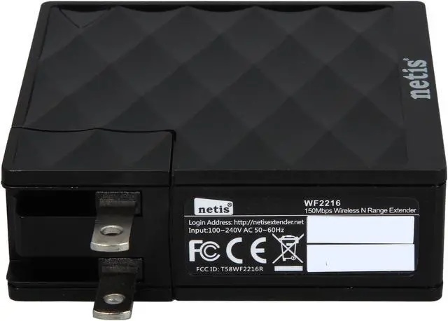 Alt view image 3 of 6 - Netis WF2216 N150 Wireless Portable Range Extender Wall Plug