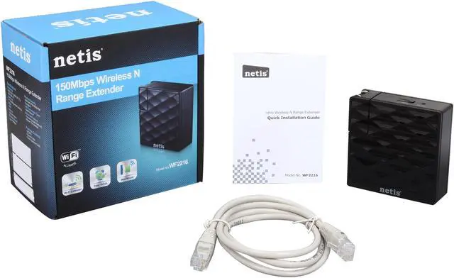 Alt view image 6 of 6 - Netis WF2216 N150 Wireless Portable Range Extender Wall Plug