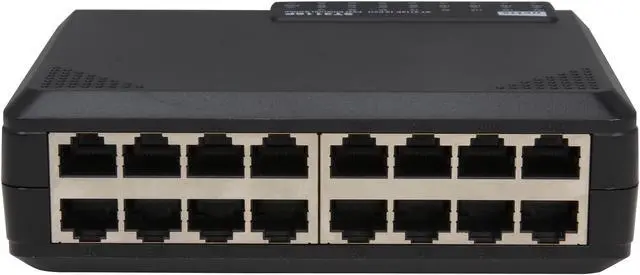 Alt view image 6 of 7 - NETIS ST3116P Unmanaged 16 Port Fast Ethernet Plastic Desktop Switch