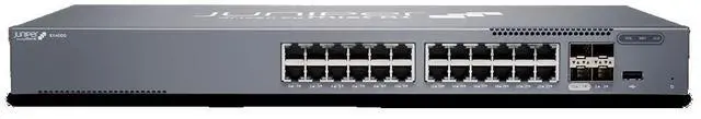 Main image of Juniper Networks EX4000Switch, 24-Port 10/100/1000BaseT, 4x 1G/10G SFP/SFP+ (optics sold separately) with Standard SW | EX4000-24T