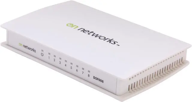 Main image of On Networks DSF008-199NAS Unmanaged 8-port Fast Ethernet Switch