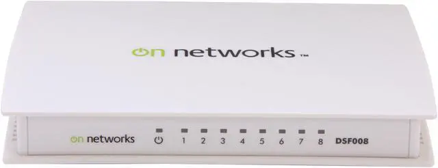 Alt view image 2 of 6 - On Networks DSF008-199NAS Unmanaged 8-port Fast Ethernet Switch