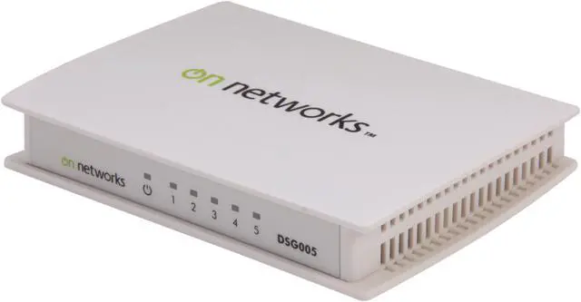 Main image of On Networks DSG005-199NAS Unmanaged 5-port Gigabit Ethernet Switch