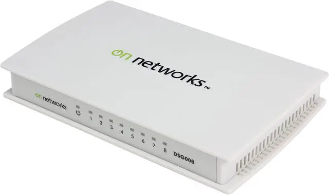 Main image of On Networks DSG008-199NAS Unmanaged 8-port Gigabit Ethernet Switch