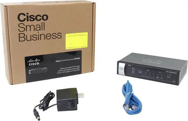 Alt view image 6 of 6 - Cisco Small Business RV320-K9-NA Dual Gigabit WAN VPN Routers