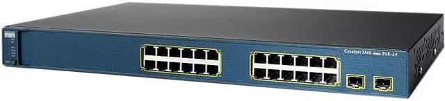 Main image of CISCO CATALYST 3560 WS-C3560-24PS-S Switch /w PoE (Grade-A)