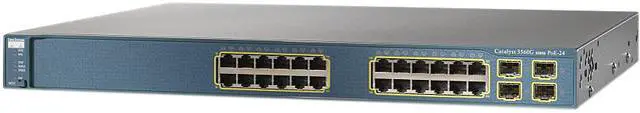 Main image of CISCO CATALYST 3560 WS-C3560G-24PS-S Switch /w PoE (Grade-A)