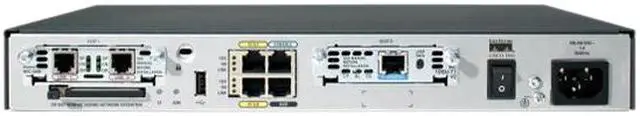 Alt view image 2 of 2 - CISCO CISCO1841 Modular Router (Grade-A) 2 x 10/100Mbps LAN Ports