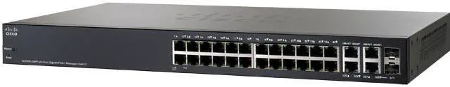 Main image of Cisco SG300-28PP 28-Port Gigabit PoE+ Managed Switch