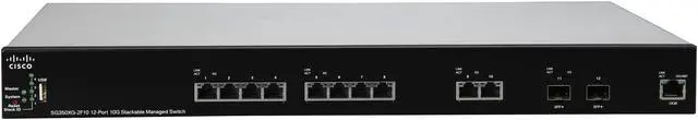 Alt view image 3 of 5 - Cisco SMB SG350XG-2F10-K9 12 Port Stackable Managed 10 Gb Ethernet Switch