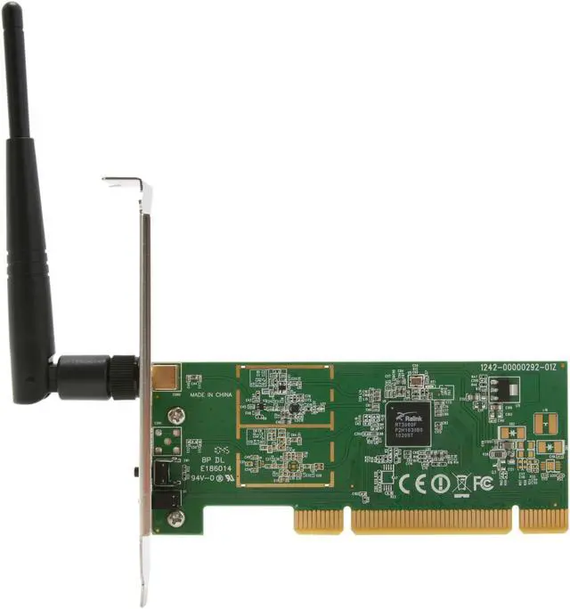 Alt view image 3 of 5 - INTELLINET Network Solutions 524810 Wireless PCI Card IEEE 802.11b/g/n/e PCI Up to 150Mbps Wireless Data Rates