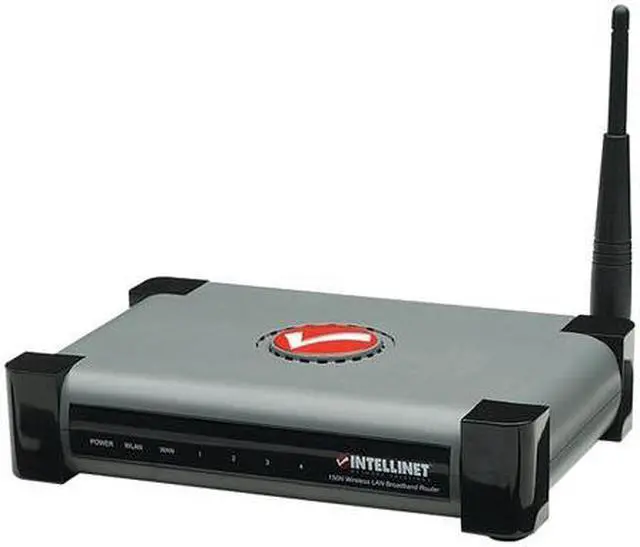 Main image of Intellinet 524445 Wireless 150N 4-Port Router IEEE 802.1d, IEEE 802.11b/g/n, IEEE 802.3/3u