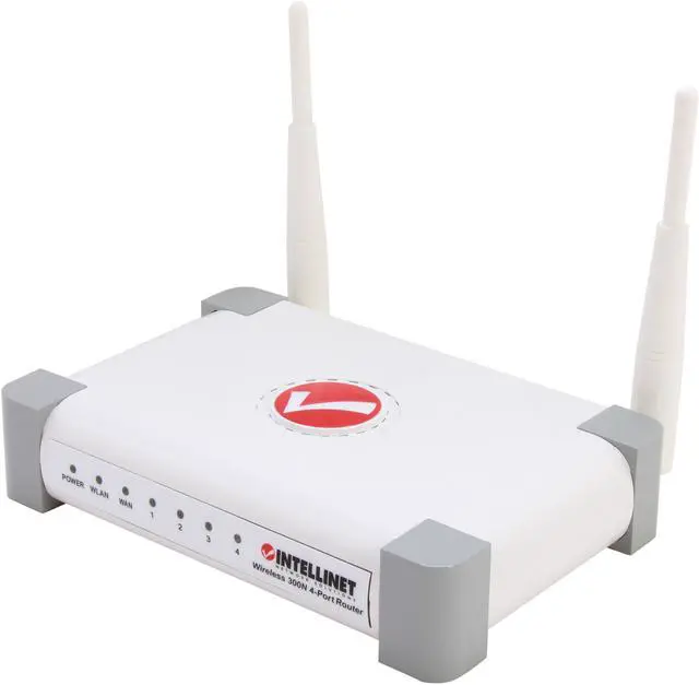 Main image of Intellinet 524490 Wireless 300N 4-Port Router IEEE 802.1d, IEEE 802.11b/g/n, IEEE 802.3/3u