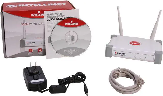 Alt view image 5 of 5 - INTELLINET 524728 Wireless 300N Access Point