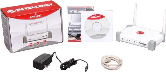 Alt view image 5 of 5 - Intellinet 524827 GuestGate MK II Wireless N300 HotSpot Gateway