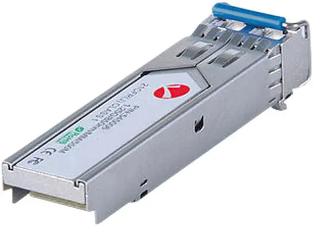 Main image of Intellinet Network Solutions 545006 Gigabit Ethernet SFP Mini-GBIC Transceiver 1 Gbps One 1000Base-SX multi-mode Fiber LC duplex port
