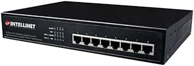 Main image of Intellinet 560641 8-Port PoE+ Desktop Gigabit Switch