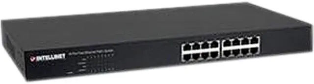Intellinet 16Port PoE+ Fast Ethernet Rackmount Switch (560849) b 並行輸入品 : INTELLINET 560771(1103) - INTELLINET 560771 65-Watt
