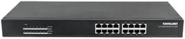 Alt view image 2 of 4 - Intellinet 560993 16-Port Gigabit Ethernet PoE+ Switch