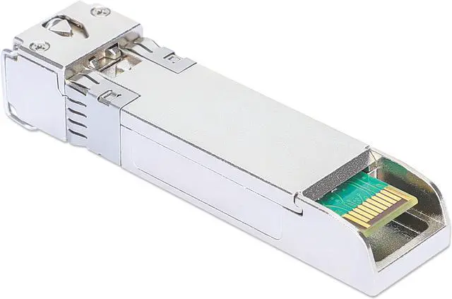 Alt view image 4 of 5 - Intellinet 10 Gigabit Fiber SFP+ Optical Transceiver Module, 10GBase-SR (LC) Multi-Mode Port, 300 m (984 ft.)