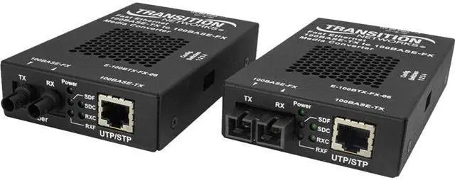 Main image of TRANSITION E-100BTX-FX-06(SC)NA Stand-alone Fast Ethernet Media Converter 100Base-TX to 100Base-FX
