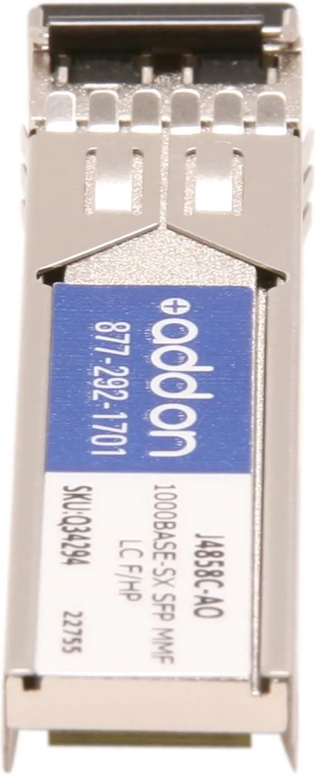 Alt view image 3 of 5 - AddOn HP J4858C Compatible 1000 Base-SX SFP Transceiver (MMF, 850nm, 550m, LC)