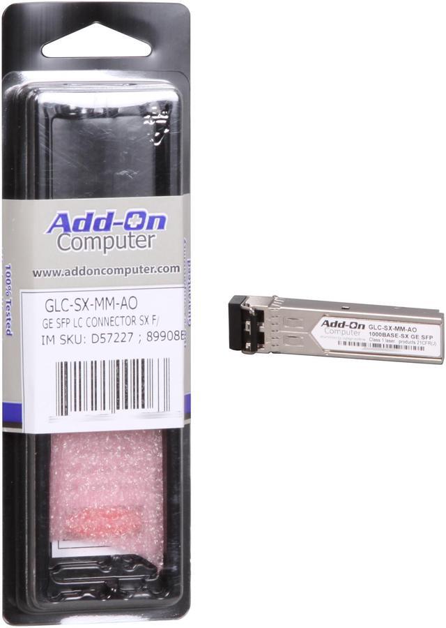 Alt view image 5 of 4 - AddOn Cisco GLC-SX-MM Compatible 1000 Base-SX SFP Transceiver (MMF, 850 nm, 550m, LC)