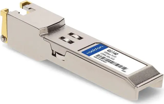 Alt view image 3 of 8 - Cisco® GLC-T Compatible TAA 10/100/1000Base-TX SFP Transceiver (Copper, 100m, RJ-45)