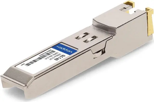 Alt view image 5 of 8 - Cisco® GLC-T Compatible TAA 10/100/1000Base-TX SFP Transceiver (Copper, 100m, RJ-45)