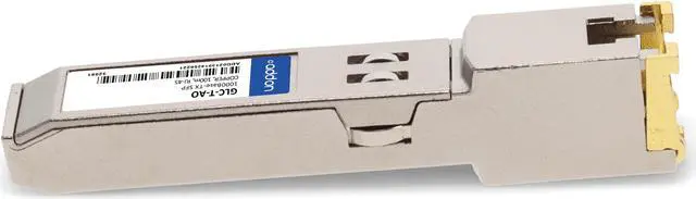Alt view image 6 of 8 - Cisco® GLC-T Compatible TAA 10/100/1000Base-TX SFP Transceiver (Copper, 100m, RJ-45)