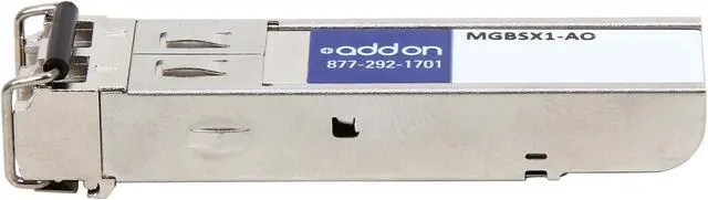 Alt view image 3 of 7 - AddOn Linksys MGBSX1 Compatible 1000Base-SX SFP Transceiver (MMF, 850nm, 550m, LC)